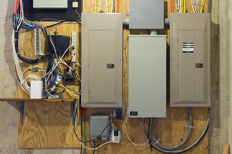 Modern electrical panel upgrade completed in Manchester, NH